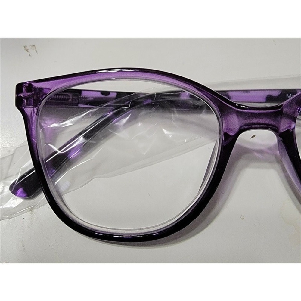 CessBlu Purple 1.75 Round Cat Eye Glasses Purple 115239